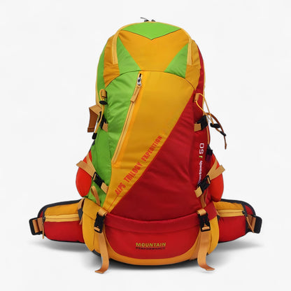 Compact Waterproof 50L Hiking Backpack for Outdoor Travel