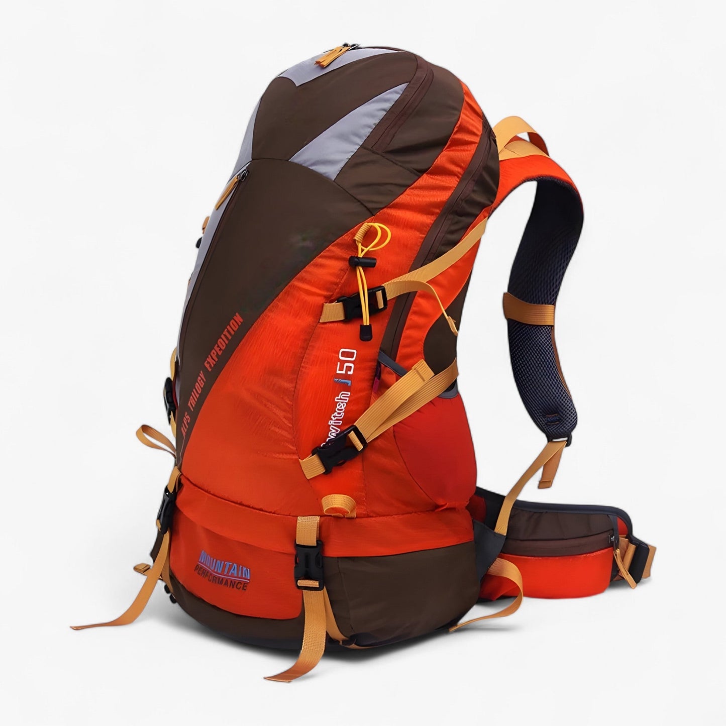 Compact Waterproof 50L Hiking Backpack for Outdoor Travel
