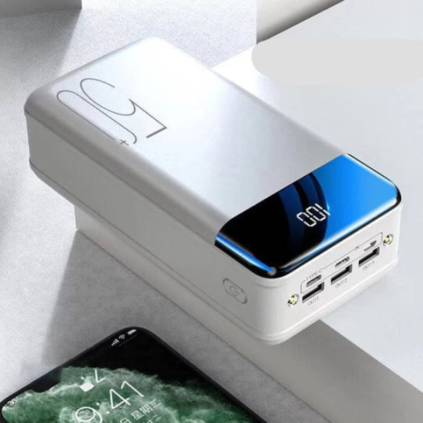 50,000mAh Power Bank Portable Charger with Fast Charging for Smartphones, Tablets, and Laptops – Compact Design 7