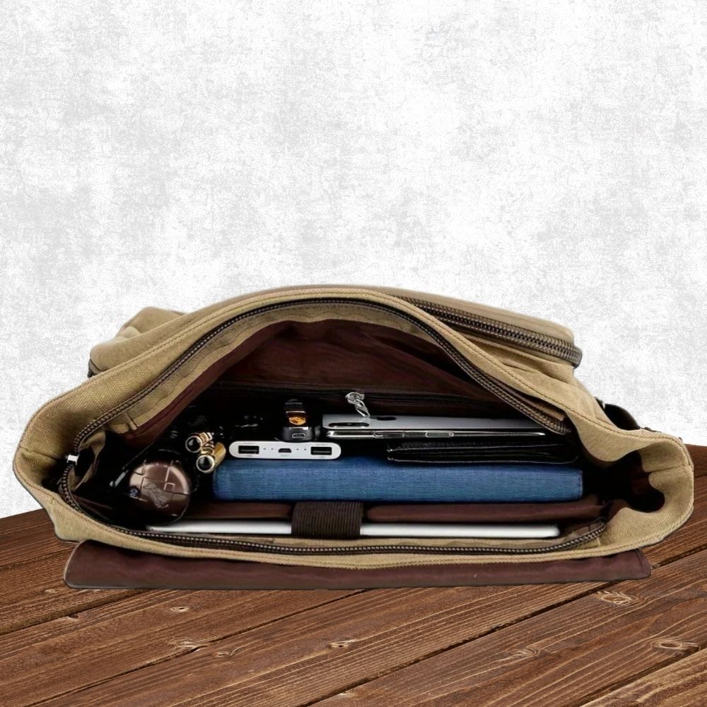 Leather Look Casual Crossbody Messenger Bag