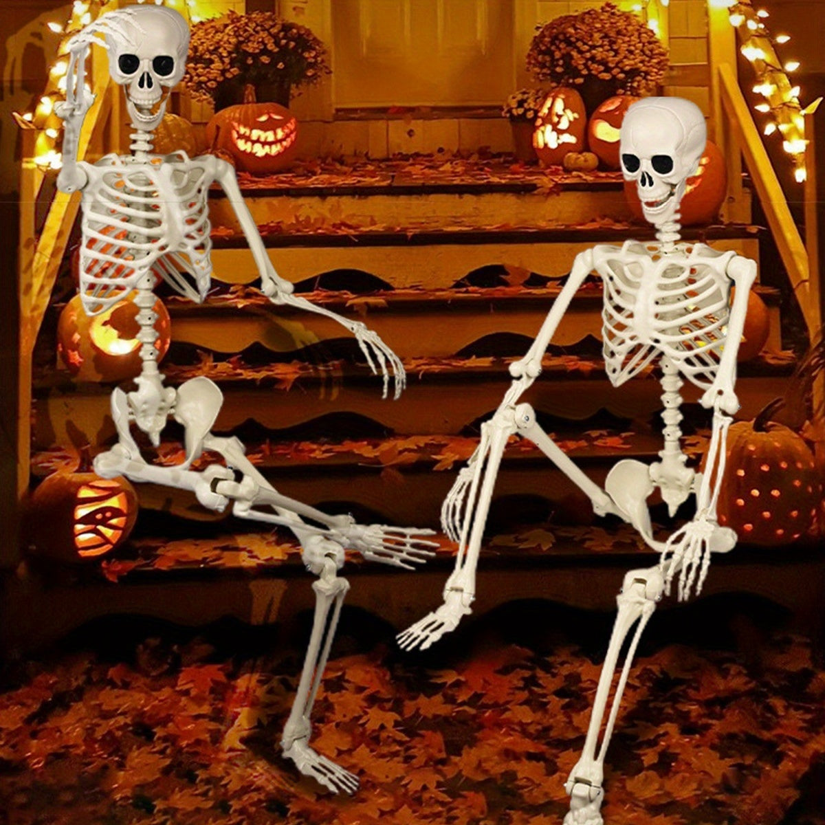 Large 5.5 Ft Halloween Yard Skeleton Decorative Figure
