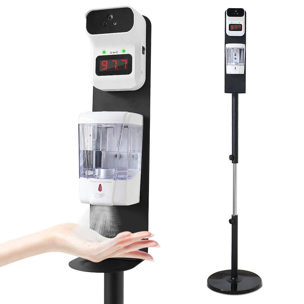 Digital Thermometer with Auto Soap Dispenser - Halri