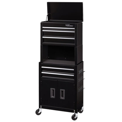 Extra Large Metal Mobile Garage Storage Toolbox Cart