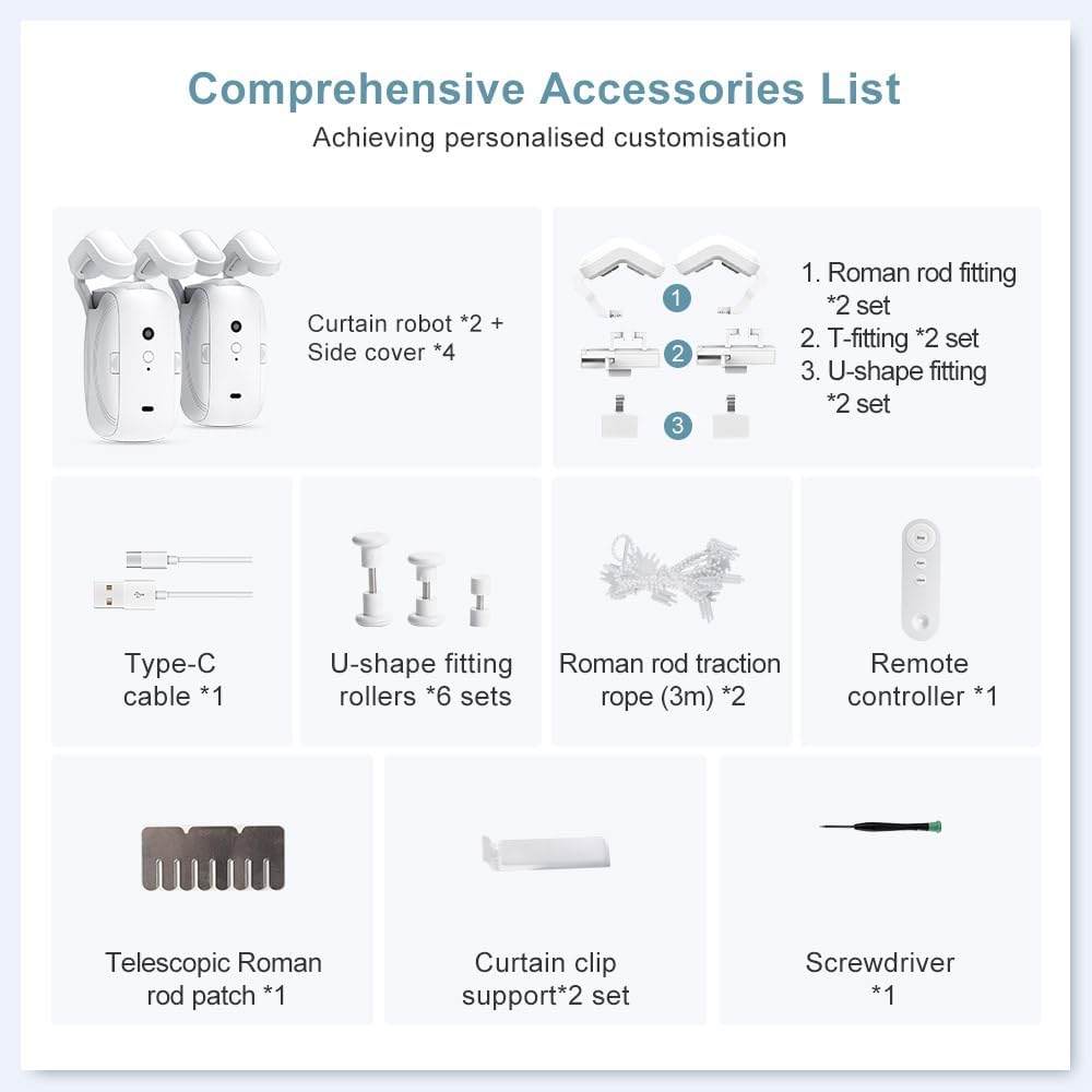 Motorized Window Curtain Opener System