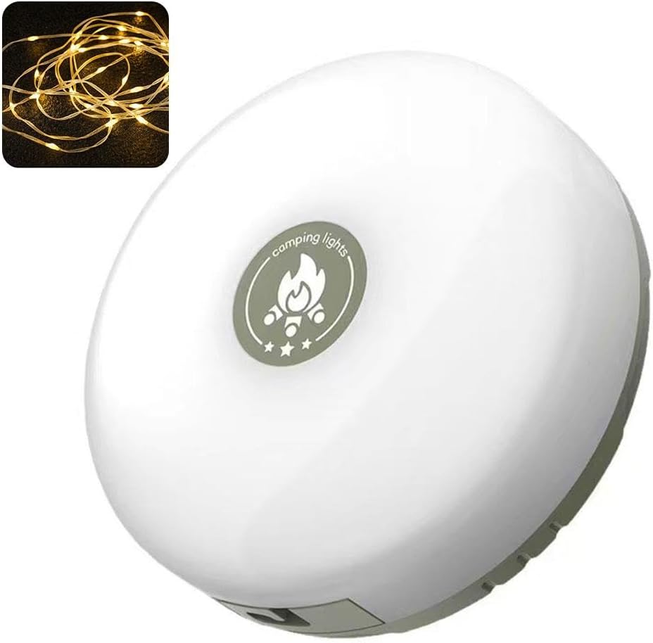 Portable LED Camp Lantern with USB Recharge and Magnet Base - Halri