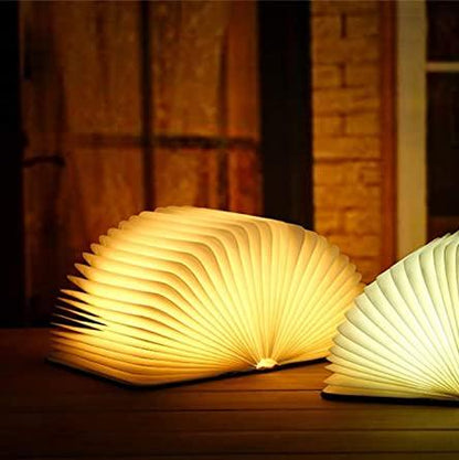 Compact Book Style LED Desk Lamp with Dimmer