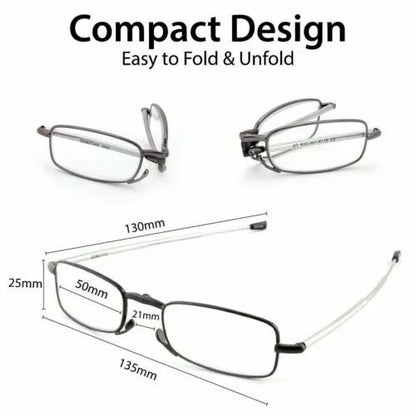Compact Travel Reading Glasses Set