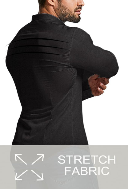 Comfortable Fit Mens Stretch Dress Shirt