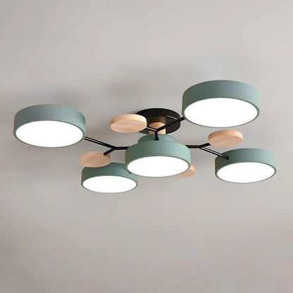 Stylish LED Ceiling Light Fixtures Bright White