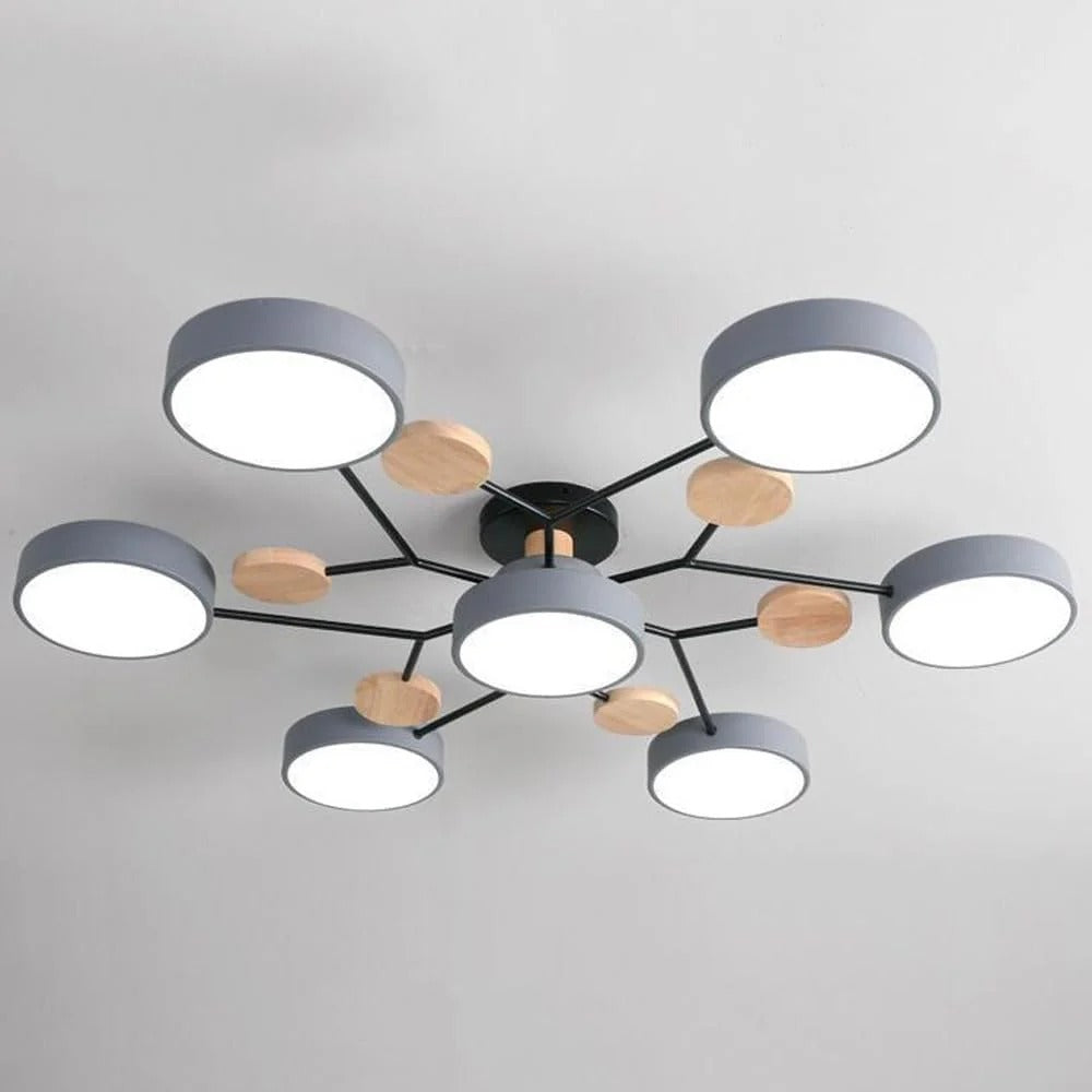 Stylish LED Ceiling Light Fixtures Bright White