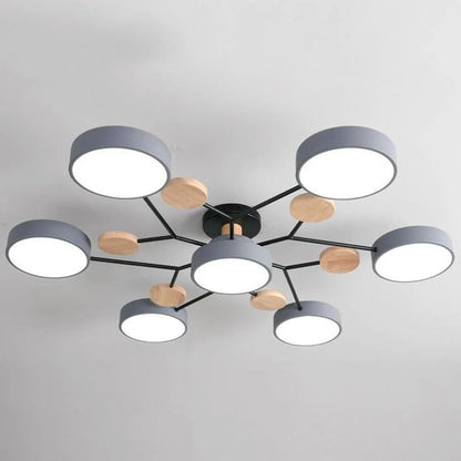 Stylish LED Ceiling Light Fixtures Bright White