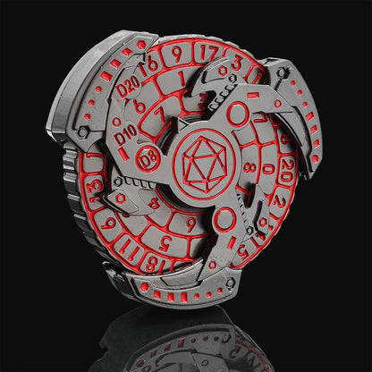 Premium 7-in-1 Metal Fidget Dice Spinner