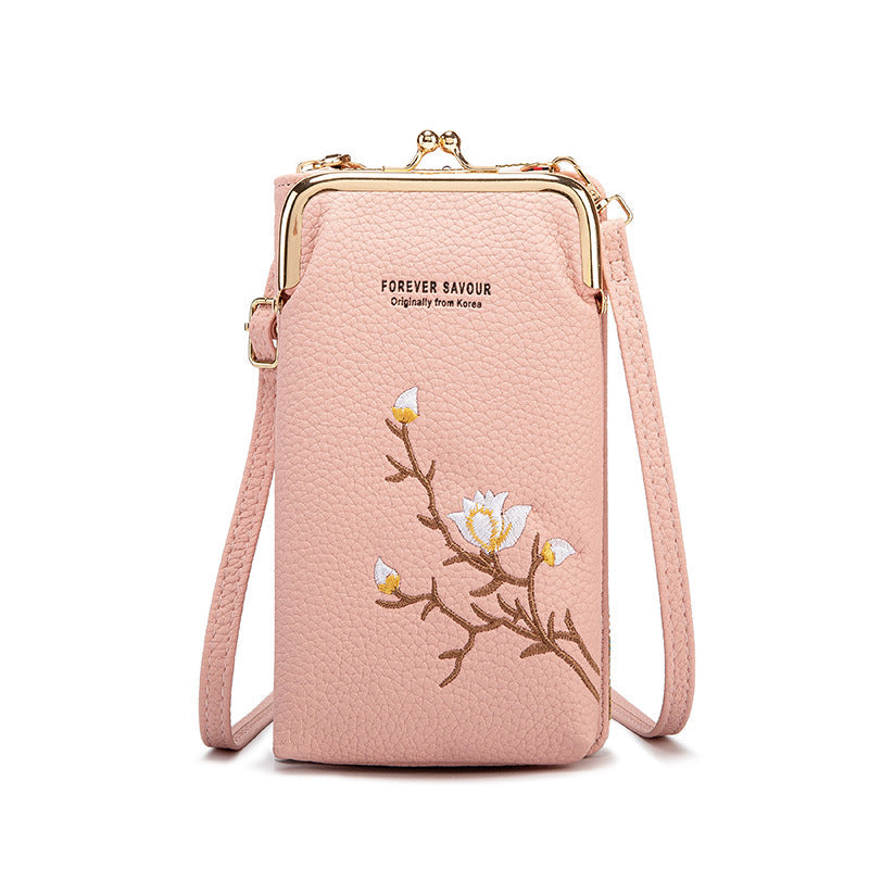 Stylish Embroidered Ladies Cross Body Purse
