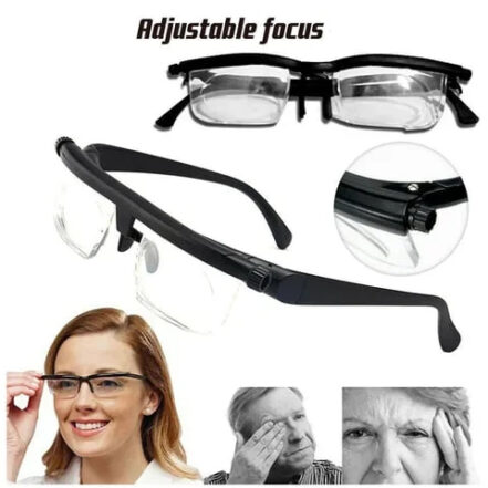 Easy Focus Reading Glasses with Adjustable Lenses