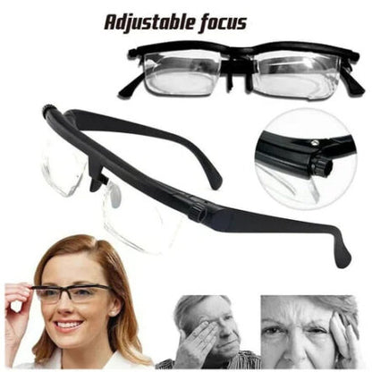 Easy Focus Reading Glasses with Adjustable Lenses