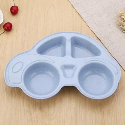 Kids' Car Shaped Plate - Eco Friendly Divided Plate