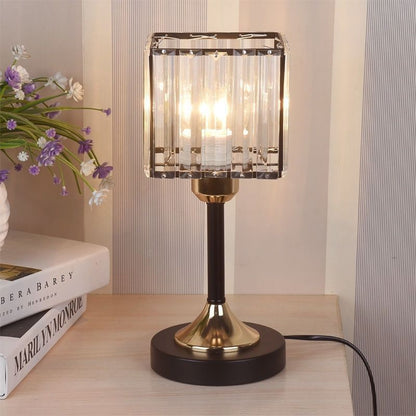 Elegant Glass Nordic Desk Lamp