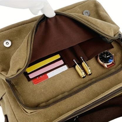 Leather Look Casual Crossbody Messenger Bag