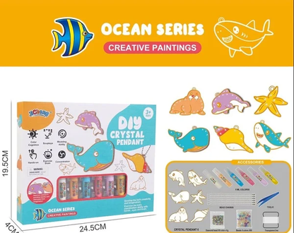 Sparkly DIY Crystal Pendant Making Kit