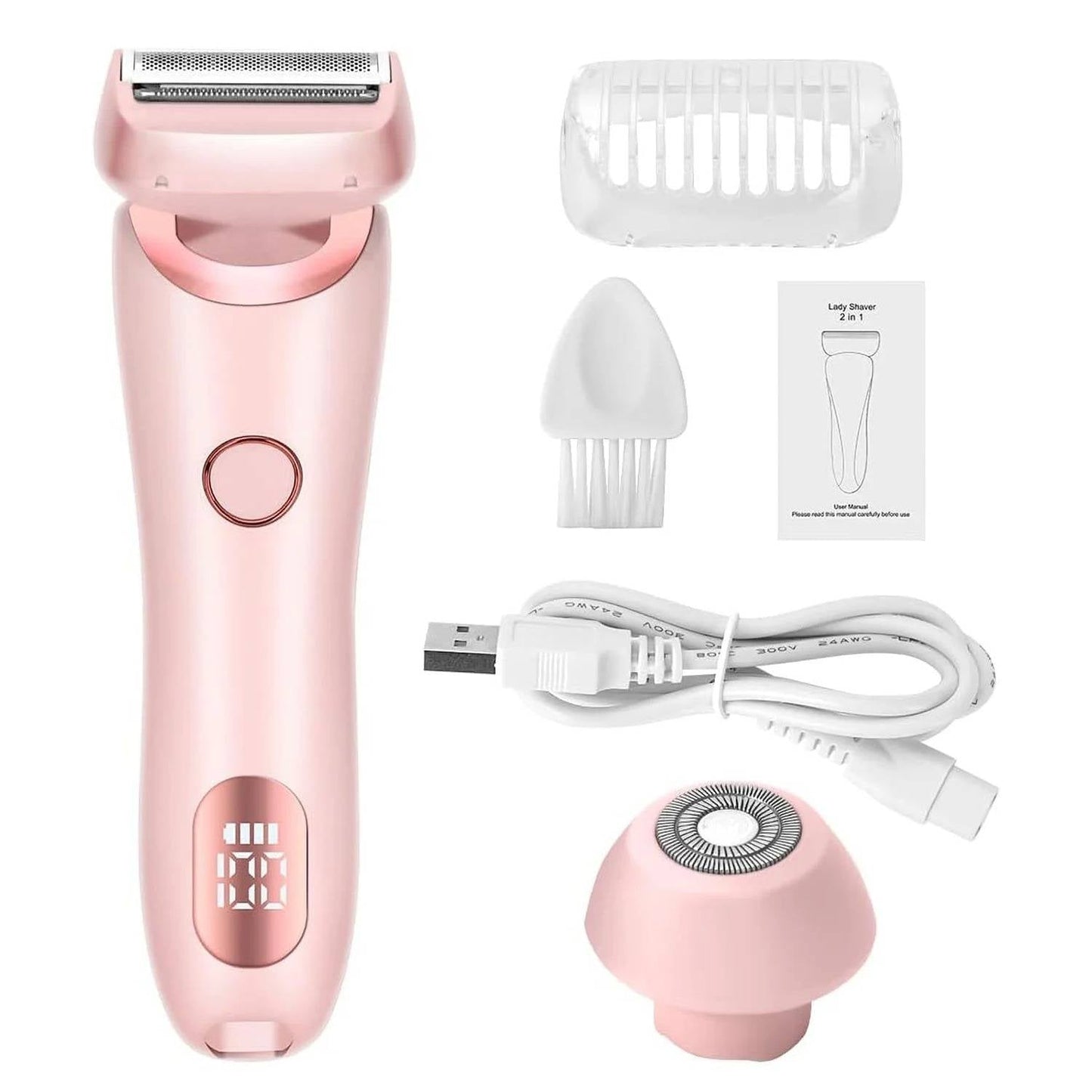Ladies Rechargeable Razor Shaver