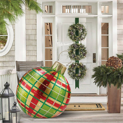 Holiday Outdoor Inflatable Christmas Ball Decoration