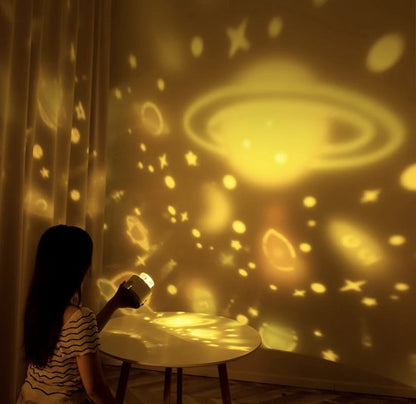 Galaxy Night Light Star Projector Lamp