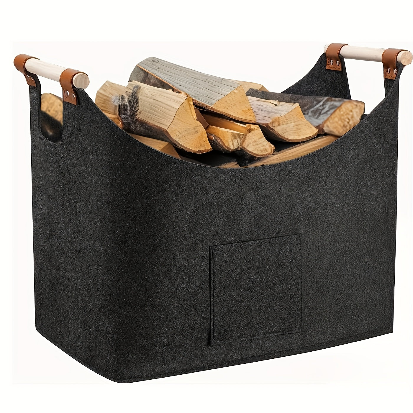 Compact Folding Storage Chest with Wood Handles - Halri