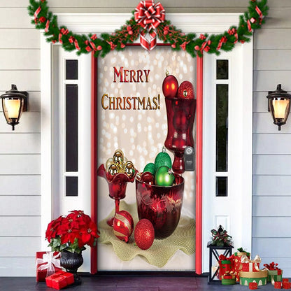 Spooky Christmas Yard Decor Elves Door Wrap