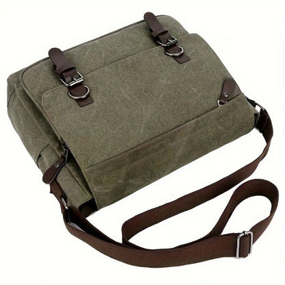 Leather Look Casual Crossbody Messenger Bag