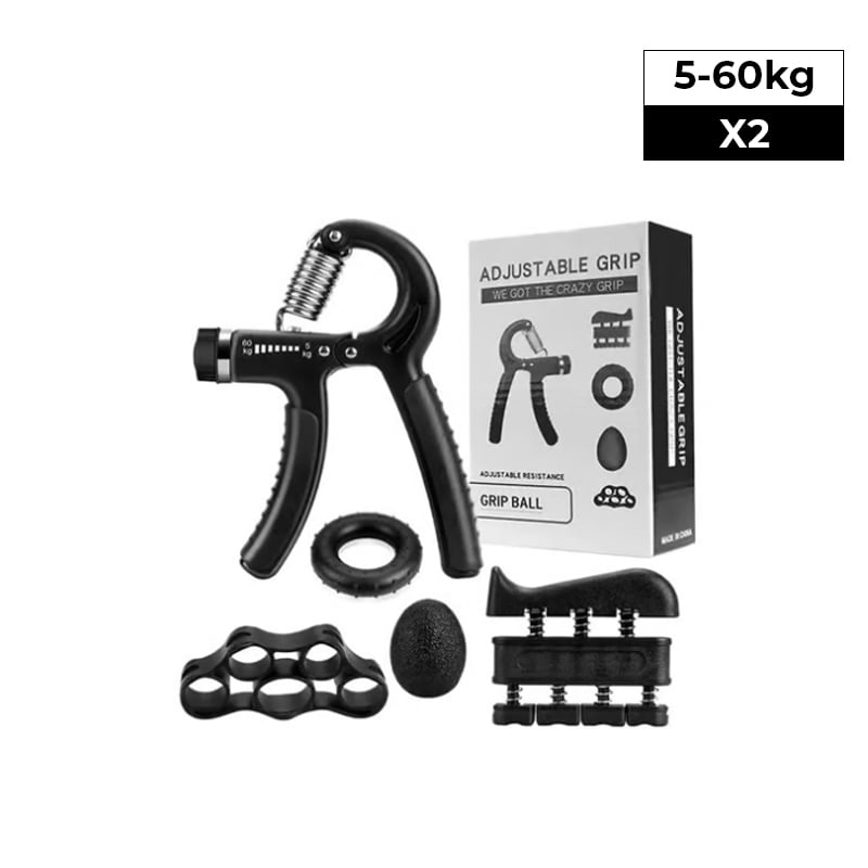 Compact Hand Grip Exerciser Set (5 Piece)