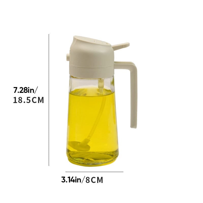 Premium Glass Oil Spray Bottle Dispenser