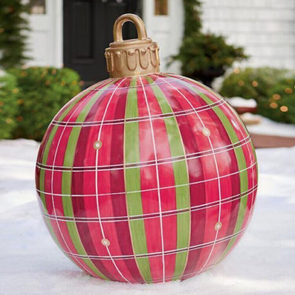 Holiday Outdoor Inflatable Christmas Ball Decoration
