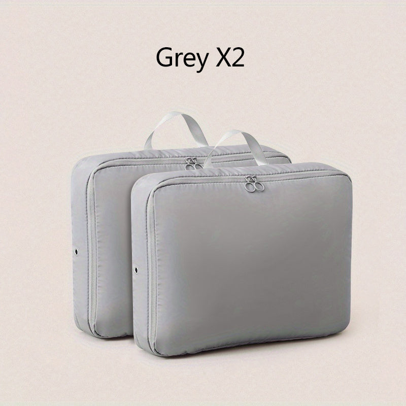 Spacious Double Zipper Pouch Organizer