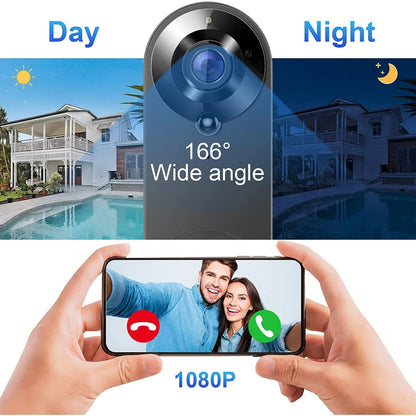 Smart Wi-Fi Security Doorbell Camera