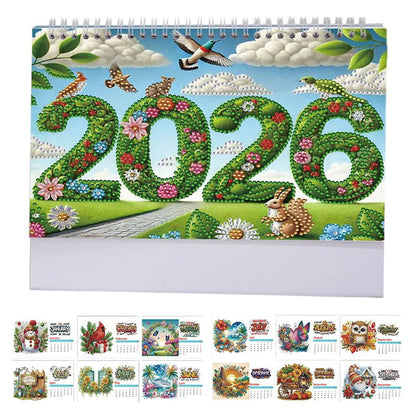 Sparkly 2026 Customizable Desk Calendar - Halri