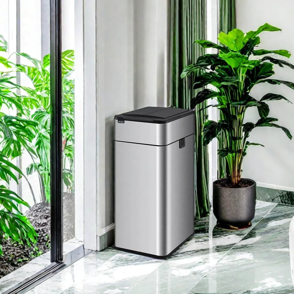 Touchless Automatic Stainless Steel Sensor Trash Can