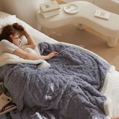 Cozy Soft Wool Blanket for Winter Warmth