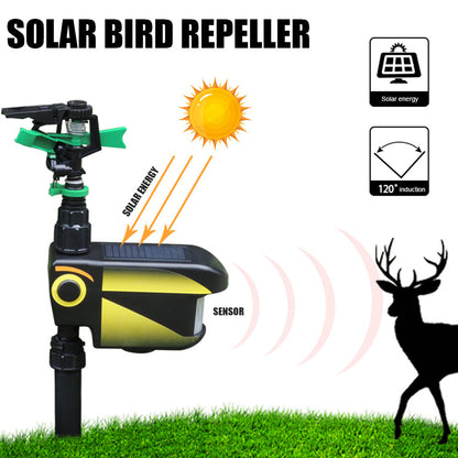 Solar Powered Deer Repellent Motion Sprinkler