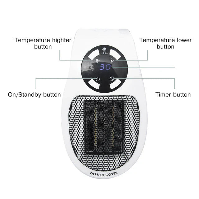 Compact 500W Personal Space Heater