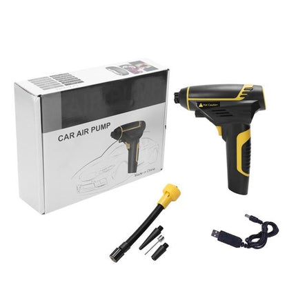 Portable 120W Car Tire Inflator USB Rechargeable Pump