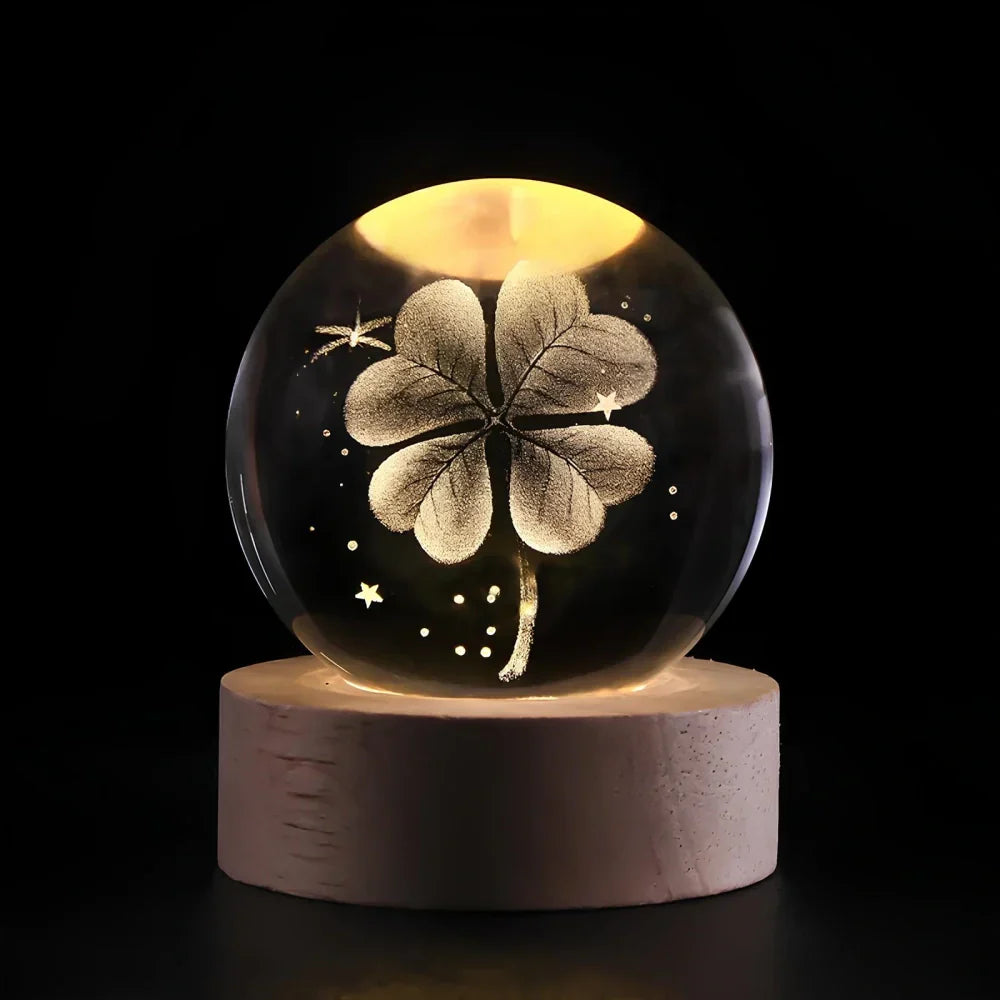 Sparkling Glass Crystal Orb