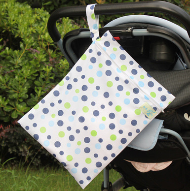 Practical Water Resistant Diaper Bag with Reusable Pouch