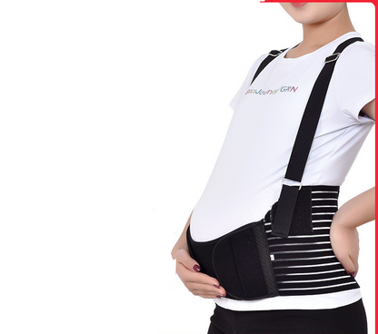 Comfortable Prenatal Back Support Belt with Adjustable Straps