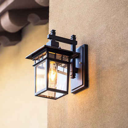 Dark Grey Exterior Wall Light