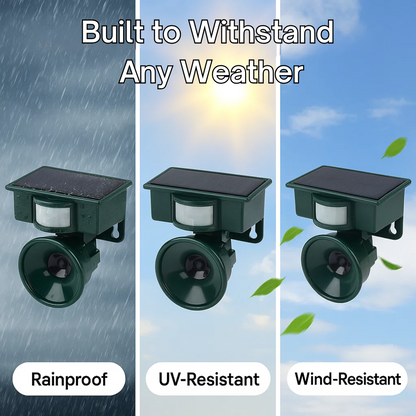 Automatic Solar Powered Bird Scarer Outdoor Repellent