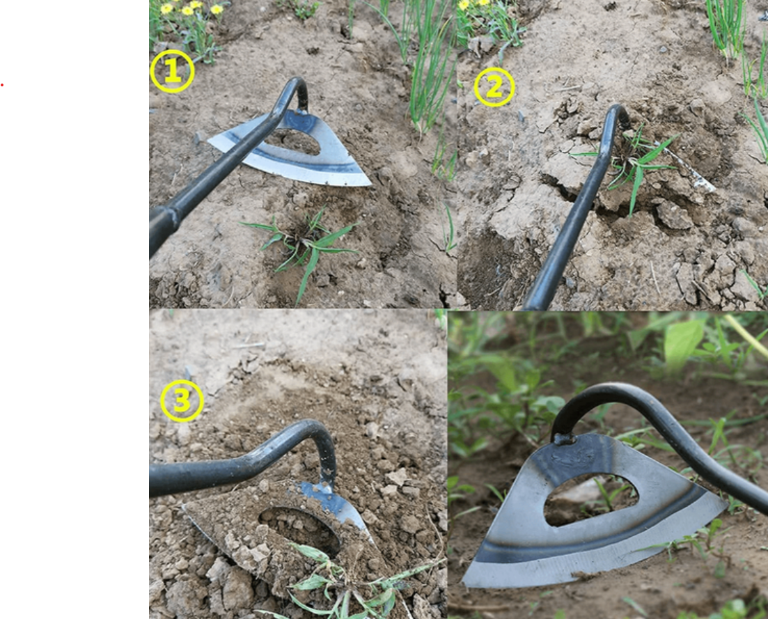 Durable Metal Garden Hoe Tool