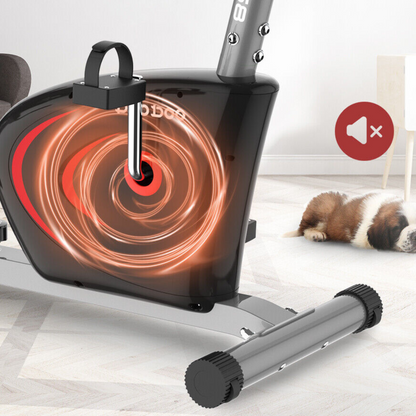 Comfortable Home Exercise Bicycle - Electronic Folding Fitness Bike