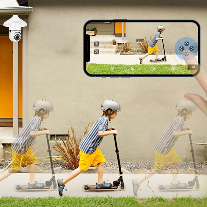 Wi-Fi Home Outdoor Smart LED Security Light Camera