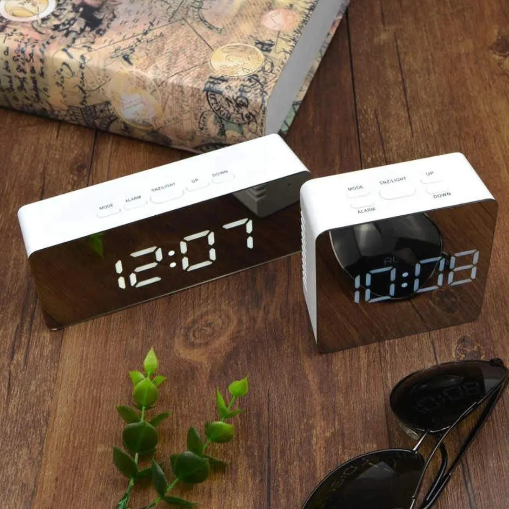 Sleek Modern LED Digital Desk Clock
