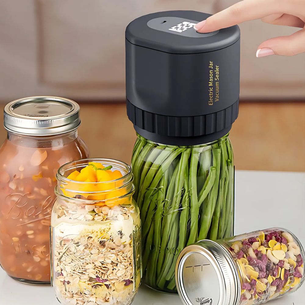 Easy Food Saver Mason Jar Vacuum Sealer Kit